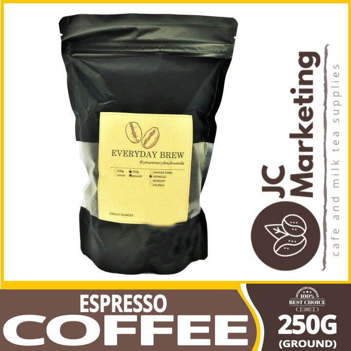 Espresso Coffee Everyday Brew 250g (Ground) Lazada PH