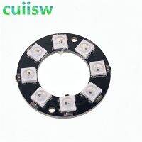 5PCS 8 Bits RGB LED Ring - 8 x WS2812 5050 RGB LED with Integrated Drivers LED Breakout cuiisw compatible