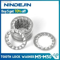 ✈ NINDEJIN 5-50pcs internal tooth lock washers 304 stainless steel m3 m4 m5 m6 m8 m10 m12 m14 m16 m20 m22 star lock washer DIN6797