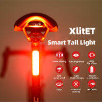 ENFITNIX XlitET จักรยานอัตโนมัติเบรคด้านหลัง Night Cycling Smart Sensing ความปลอดภัยไฟท้าย MTB Road Bike Seatpost