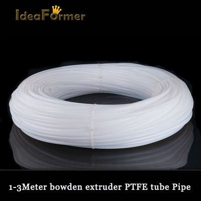 3D ท่อท่อ PTFE หัวฉีดเครื่องอัดรีด1-3เมตรสำหรับ V5 V6 J-Head Hotend 1.75/3.0มม. ไส้หลอดและ CR10 Ender-3 3D Priner