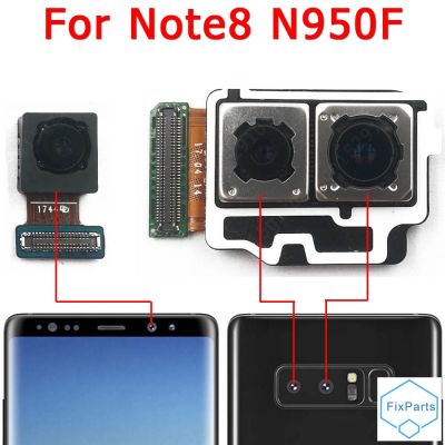 ของแท้สำหรับ Samsung Galaxy Note 8 Note8 N950F กล้องหน้าหลังด้านหน้าชิ้นส่วนอะไหล่โมดูลกล้องด้านหน้า
