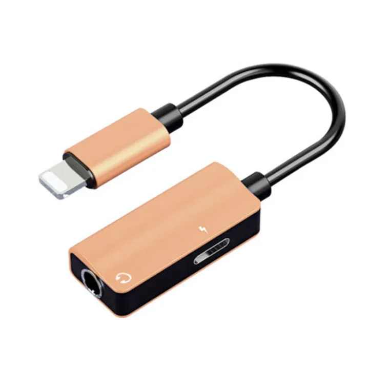 LC7355 LIGHTNING TO 3.5MM AUDIO LEAD ADAPTOR LEAD 10CM MFI PRO2 main image 1
