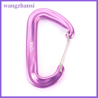 wangzhansi ปีน carabiner ปีนเขา BUCKLE Hook 12KN SAFETY LOCK ปีนเขากลางแจ้ง