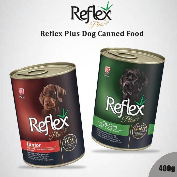 Reflex Plus Dog Canned Food 400g Lazada