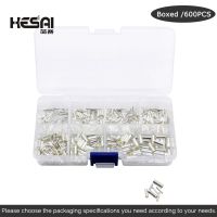 ☑✐ Non-Insulated Wire Connector Ferrules Electrical Cable Terminal Copper Bare Tinned Crimp Terminal 0.5mm2-6mm2 Shi Tips Set