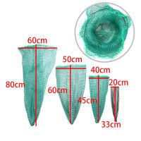 EOY Jettingbuy กระเป๋าปลาสีเขียวตกข่ายสำหรับตกปลากระเป๋าตาข่ายอุปกรณ์เสริมสำหรับใส่อุปกรณ์ตกปลาที่ตักปลา