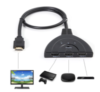 สาย HDMI Switch 3พอร์ต HDMI Multi Display Auto Switch Hub กล่อง Splitter 1080P HD TV Adapter