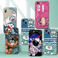 เคสโทรศัพท์มือถือ tpu ลายการ์ตูนโดราเอมอน สีดํา สําหรับ 5s 5 s 2020 2016 6s 6 7 8 plus