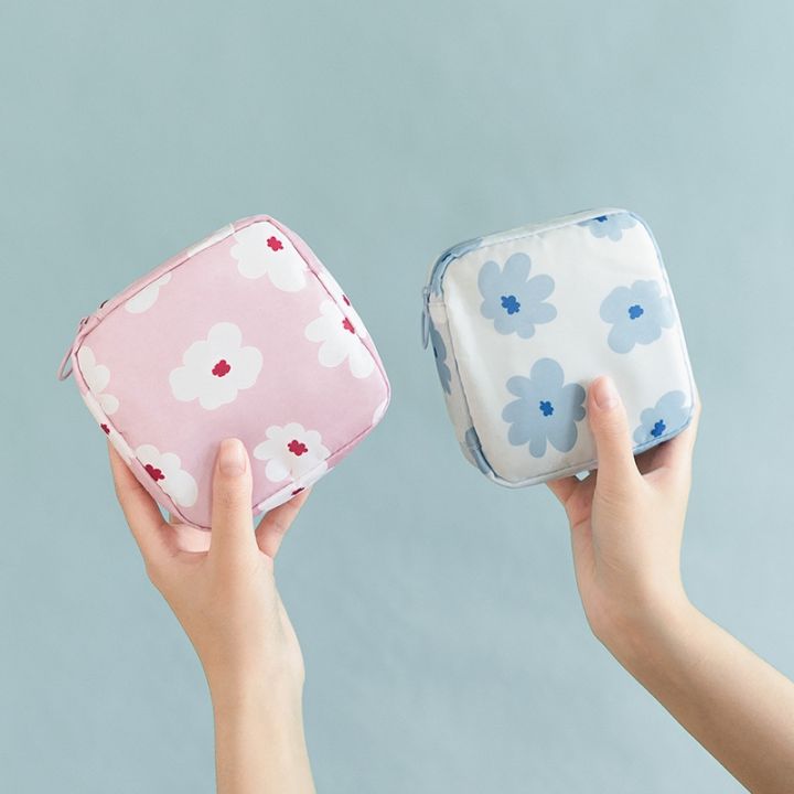 Portable Tampons Sanitary Napkin Pads Storage Bags Waterproof Cosmetic Key  Organizer Bags