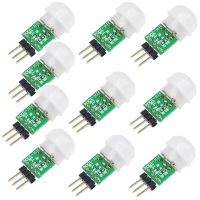 10PCS Pyroelectric อินฟราเรด PIR Motion Human Sensor Mini IR โมดูลตรวจจับอัตโนมัติ AM312 Sensor Board