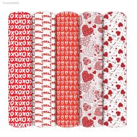 ✲ Red Series Valentines Day Polyester Cotton Fabric Patchwork Tissue Sewing Quilting Fabrics Needlework Material DIYc15345