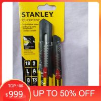 7sx เครื่องมือวัสดุอุปกรน์งานช่าง  เครื่องมือช่างยี่ห้อไหนดี คัตเตอร์ STANLEY 10-202 แพ๊คคู่ 9มม.+18มม. เครื่องมือช่างรวม  เครื่องมือช่างฮาร์ดแวร์