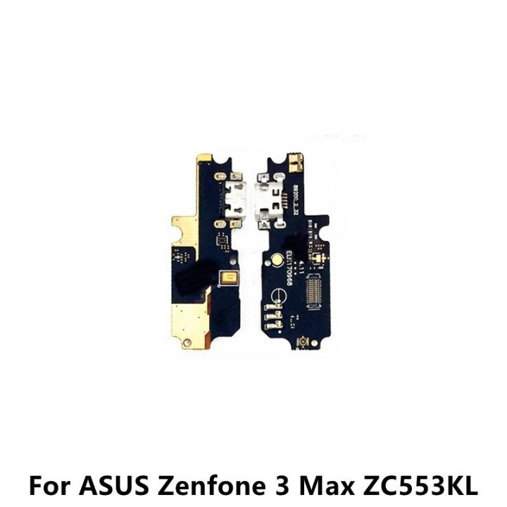 【☸2023 New☸】 nang20403736363 ขั้วต่อเฟล็กซ์ริบบอนสำหรับบอร์ดแท่นชาร์จไมโคร Usb ชาร์จพอร์ตสายเคเบิลพร้อมไมค์ไมโครโฟนสำหรับ Asus Zenfone 3 Max Zc553kl