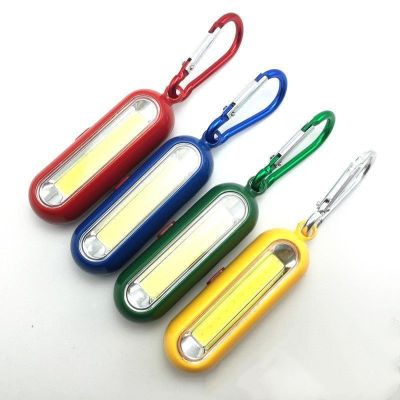 พวงกุญแจไฟ LED หลากสีสำหรับภายนอกไฟฉายแบบพกพาแบตเตอรี่3ก้อนพร้อมไฟแบบพกพา
