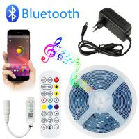 LED Strip Lights Bluetooth RGB 5050/2835 Flexible Ribbon Waterproof DIY Tape Diode 12V Computer TV Bedroom Background Decoration