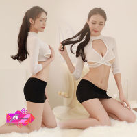 Sexy lingerie secretary uniform professional wear OL uniform perspective -SQ12