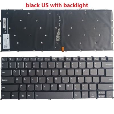 ใหม่ Us/uk/spish SP แป้นพิมพ์แล็ปท็อปสำหรับ Lenovo V340-14 Yangtian V340-14IML Thinkbook 14S Air 14 2020 Backlight