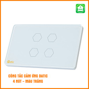 Công tắc cảm ứng Hunonic Datic 4 nút kết nối Wifi điều khiển mọi thiết bị