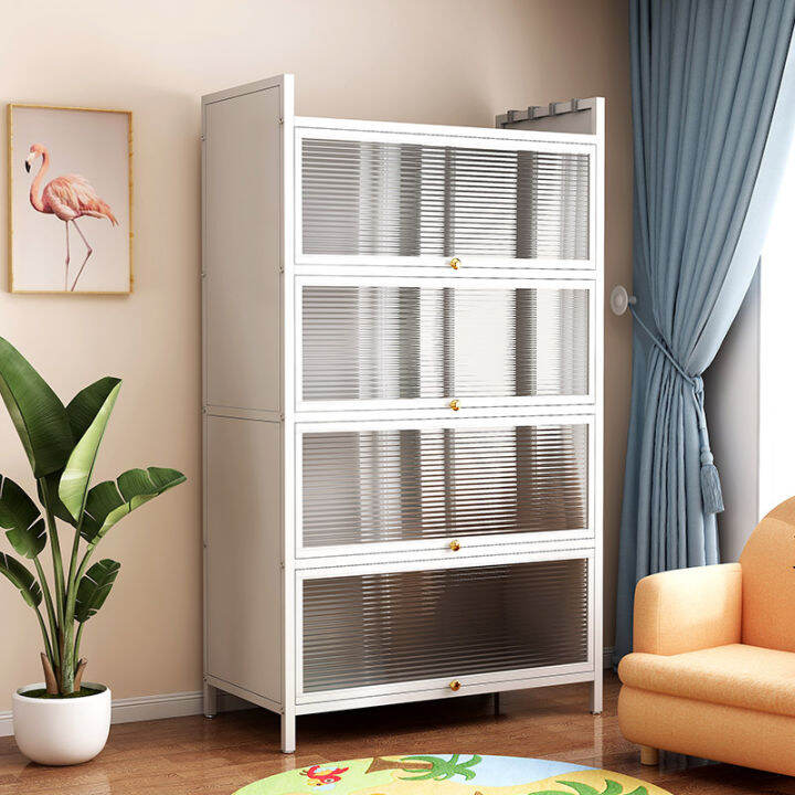 Bookcase Floor Shelf Living Room DustProof Bookshelf Home Display