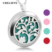 Hot of Hollow Diffuser Locket Necklace Aromatherapy Jewelry Magnetic Scent