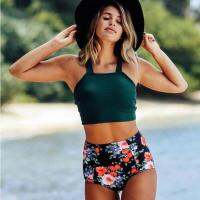 Push Up Swimwear Sexy Female Tankini Beach Wear Summer Bather Swimming Suit For Women High Waist Bikinis Sports Bodysuit Trikini