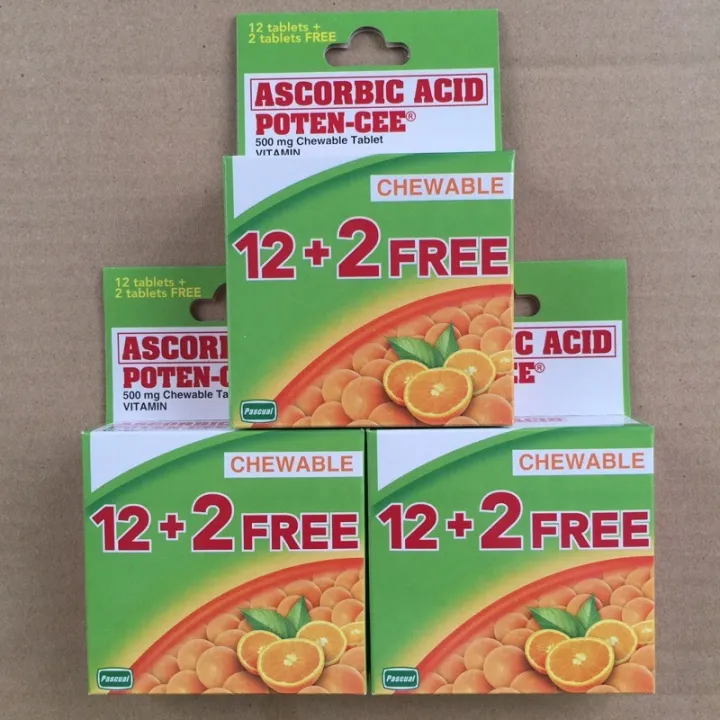 Ascorbic Acid / Vitamin C (Potencee) 500mg Chewable Tablet 14pcs