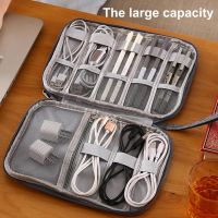 【CW】☁✠✒  Storage Large Capacity Cable Organizer Oxford Earphone Digital Accessories
