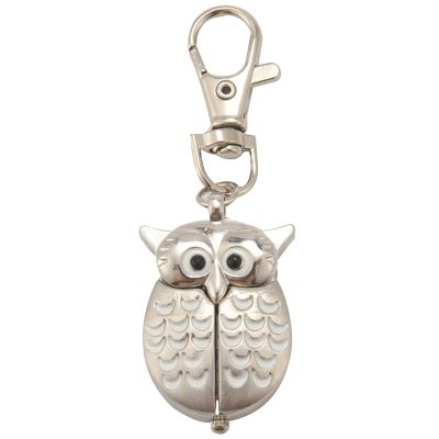 Double open owl Key ring Pocket watch