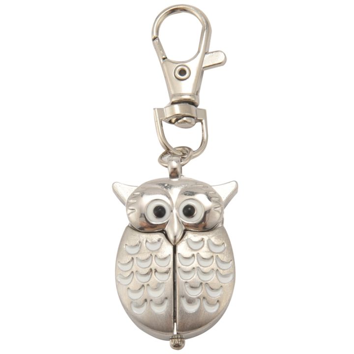 double-open-owl-key-ring-pocket-watch