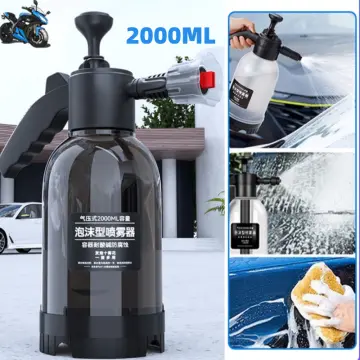 2l Car Wash Sprayer Foam Cannon For Hose Translucent Water Bottle