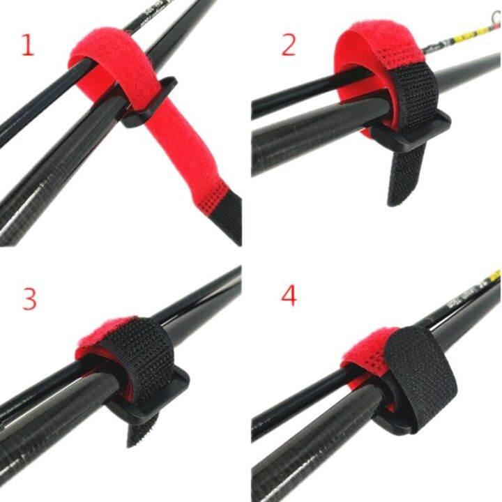 10pcs-fishing-rod-tie-holder-strap-suspenders-fastener-hook-loop-ties-fishing-rod-strapping-velcro-outdoor-fishing-gadget-adhesives-tape