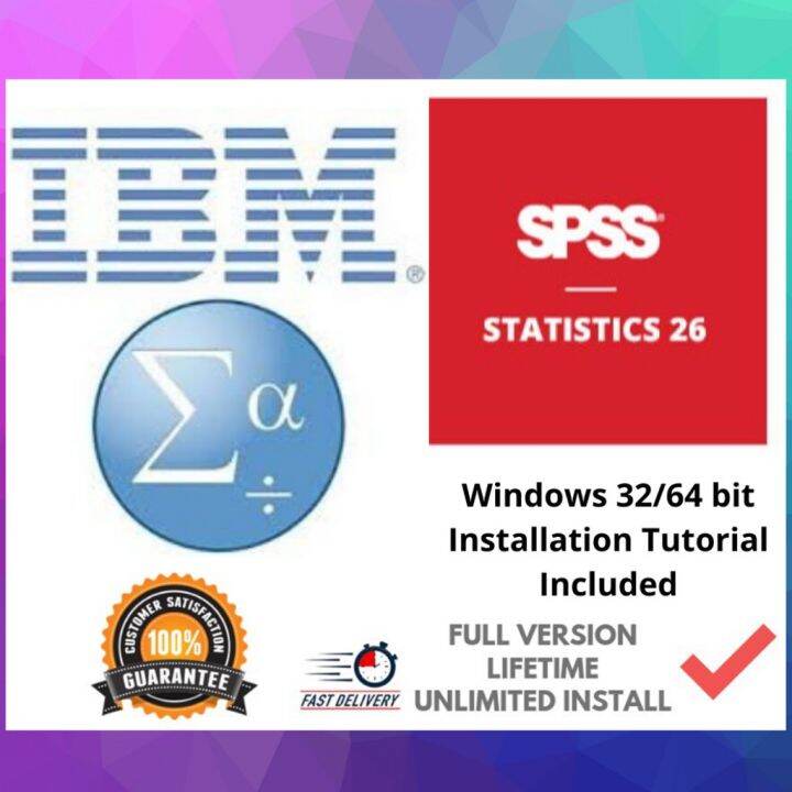 SPSS Statistics 26 | IBM | Full Version | Unlimited Install | Lifetime ...