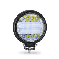 Car Light Assembly 72W 24LED Led Work Lights Round 12V 24V Spot LED Light Bar For 4x4 Offroad ATV UTV Tractor Fog Lamp Yellow