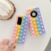 ﹍❃❖ Pop Fidget Toys Case For Huawei P30 P40 Lite P Smart Z S Y6p Y7p Y8p Y9s Y7a Y6 Y9 Prime 2019 Nova 3 5T Honor 8X 9X 10 20 30 Pro