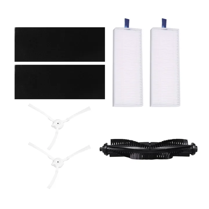 5 Piece Robot Vacuum Cleaner Spare Parts Side Brushes HEPA Filter Main