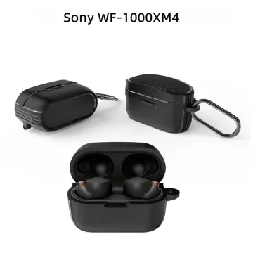 Applicable to Sony Wf1000xm4 Protective Case All-Inclusive Drop-Resistant  Wf-1000 XM4 Headphone Case Sony 1000 XM4 Noise Reducing Bean Wireless  Blueooth Earplug Protection Box Liquid Silicone Case Cute