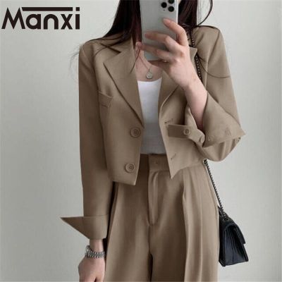 Manxi เสื้อสูท ชุดสูทผู้หญิง เกาหลี สินค้ามาใหม่ A26M005