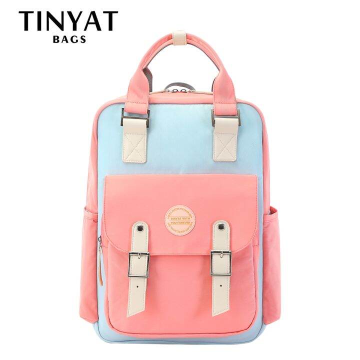 TINYAT Women's school laptop backpack Youth Donut backpacks High School ...