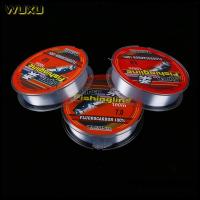 WUXU 100m 100% Fluorocarbon สตริง 0.8-6LB สายเชือกแข็งแรง สายการประมง เส้นใยเดี่ยว ลวดเชื่อม ไนลอน PA