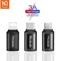 Mcdodo OTG Adapter USB Type C to Lightning For iPhone 14 13 12 11 Pro Max Xs iPad Huawei Samsung Xiaomi Android Data Converter Cables
