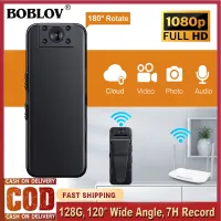 BOBLOV A8 WIFI ร่างกายกีฬากล้องแอคชั่นแคมเมรามินิ,HD 1080P 128GB IR การมองเห็นได้ในเวลากลางคืน Video เครื่องบันทึกเสียง BodyCam ดิจิตอลกล้องตำรวจตัวกล้องรถจักรยานยนต์ Dash Cam สำหรับการถ่ายภาพ Vlogging การตรวจสอบทารก