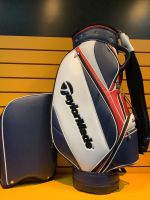 ถุงกอล์ฟ TaylorMade Golf bag Navy-White-Red Caddie Bag 9.5 inches