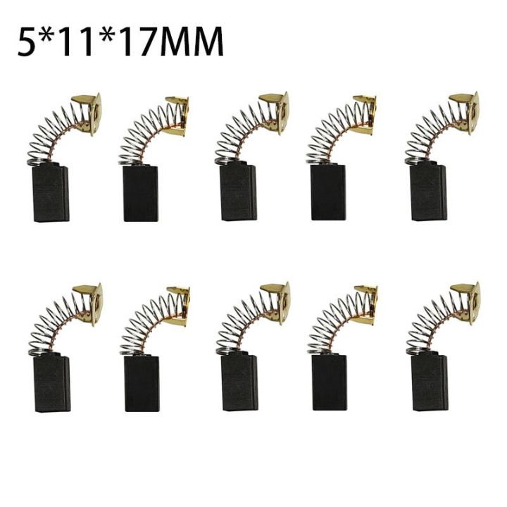 10pcs-5-11-17mm-power-tool-carbon-brush-cb303-electric-hammer-angle-grinder-graphite-brush-makita-spare-parts-replacement-rotary-tool-parts-accessorie