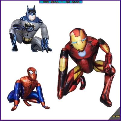 3x Superhero Spiderman Foil Balloon Marvel 3D Balloon Iron Man Batman Foil Balloon Birthday Avengers Party Decoration Balloon