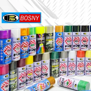 Bosny Spray Paint Hi Temp 1200F No. 1190 Clear Gloss 400cc/ml