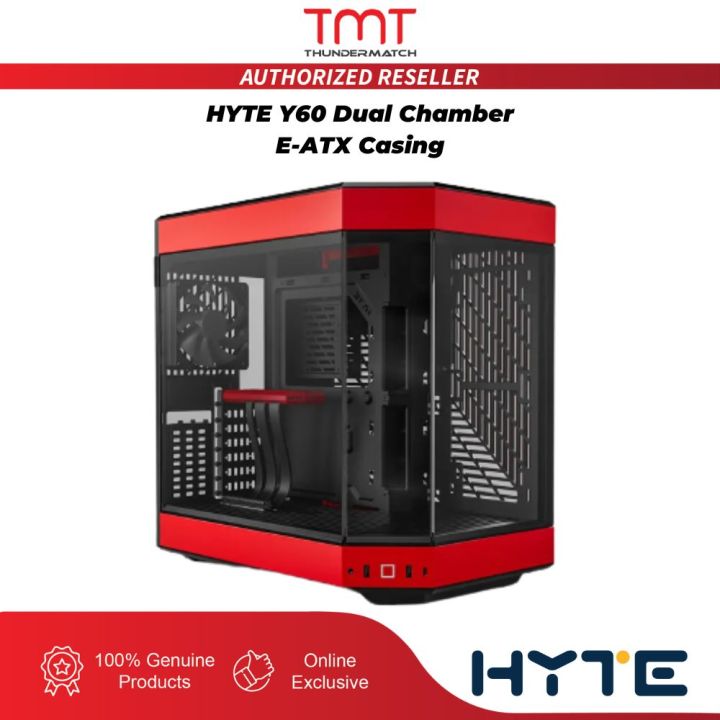 TMT HYTE Y60 Dual Chamber E-ATX Casing Red | Lazada