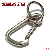 CARABINER Stainless Steel Keyring Hooks Key Chain K/s (#62)