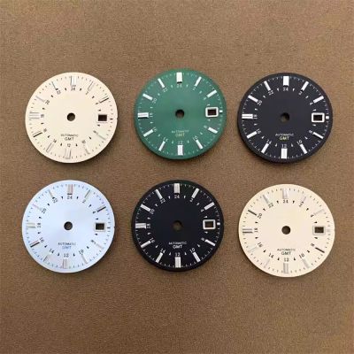 2023 New NH35 Dial 31Mm Watch Dial, Fits For NH34 Movement, Light Blue/Black/White/Green Watch Faces Men Watch Accessories Parts