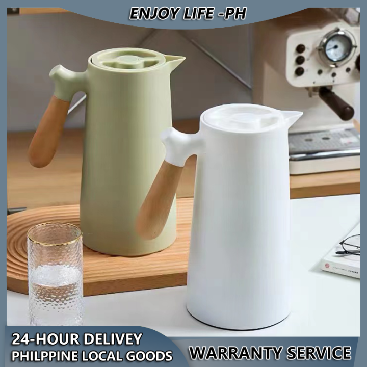 Nordic Vacuum Insulated Flask Minimalist Thermos 1 Liter 24 Hour Heat